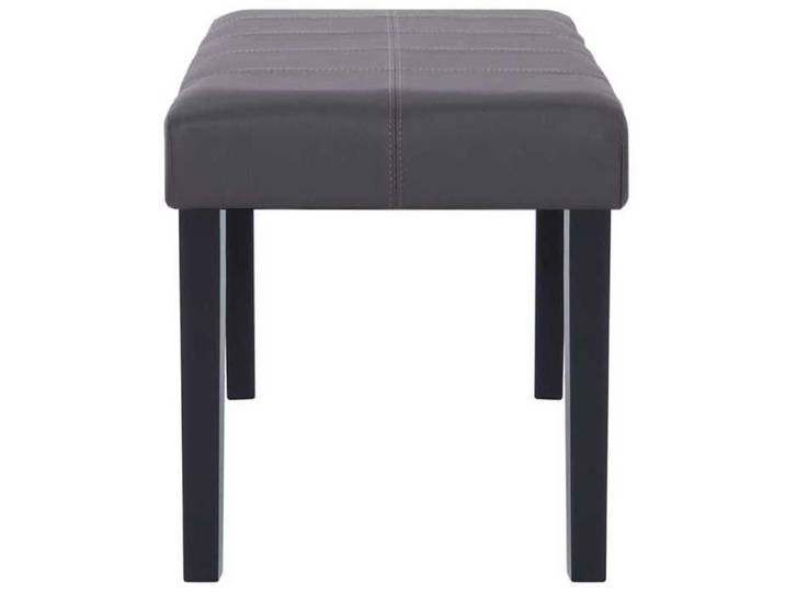 Magnifique 281309 Bench 106 cm Grey Faux Leather - design polyvalent - pour maison - Gris 6.95 kg 2026_255433