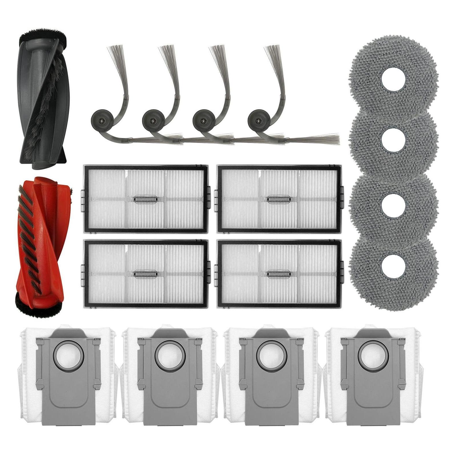 Roboparts Zubehör-Set für Roborock Saros 10R/Saros 20 X/Qrevo Curv 2 Pro/Qrevo CurvX (58776524)