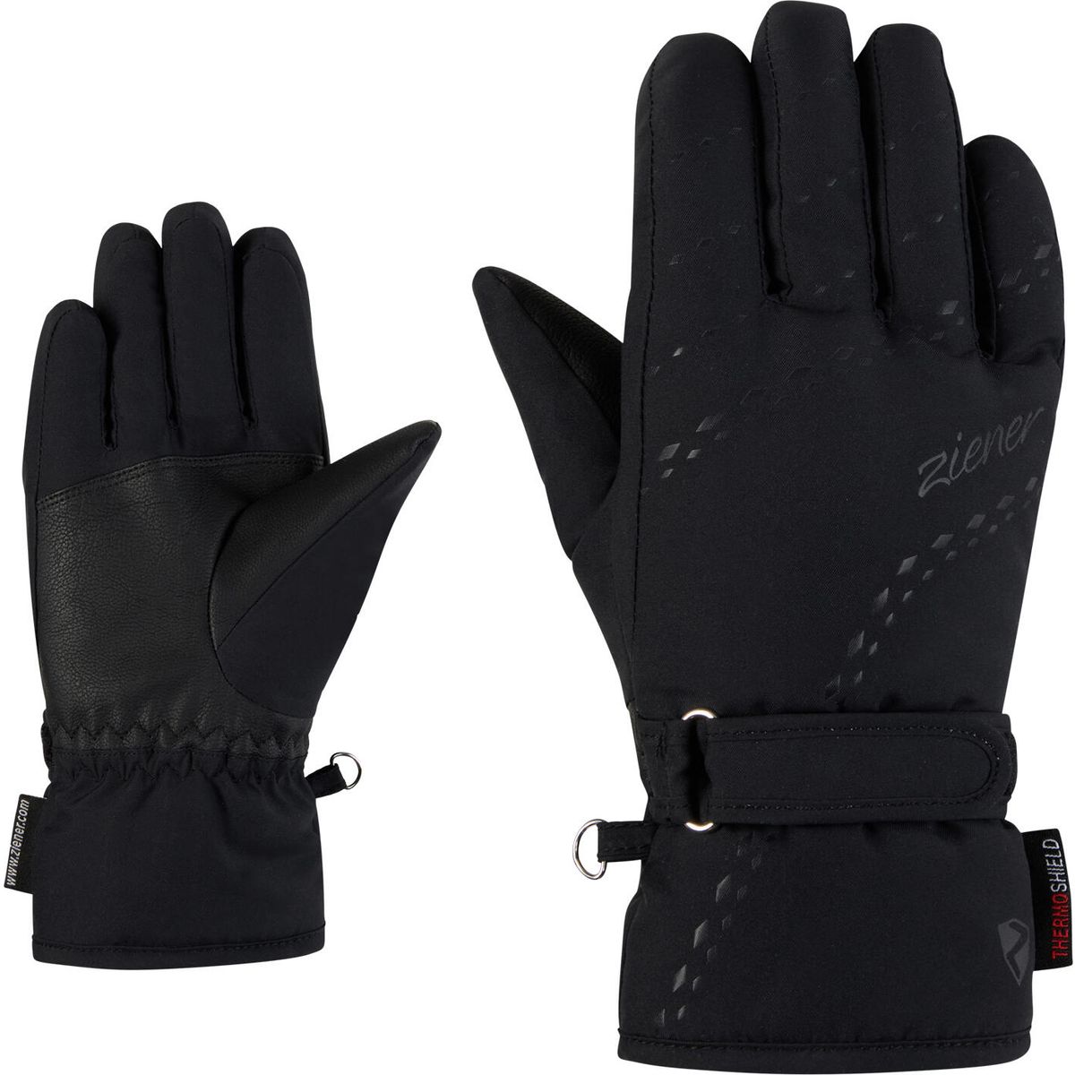 Ziener Lamonia-z PR Glove Junior Girls black (12) 7,5 115040-12-7,5