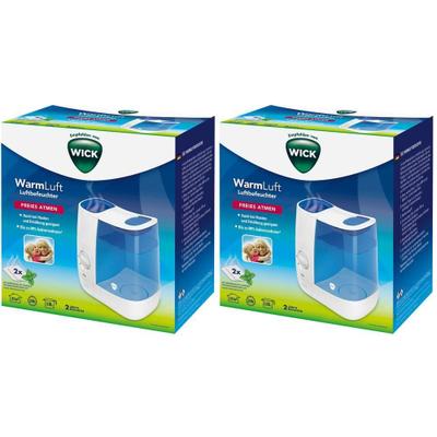 Wick Warmdampf-Luftbefeuchter 2x 2x1 St