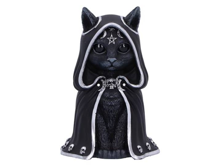 Nemesis Now Zefur beeld zwart polyresin Cadeaus, Cats, Gothic, Horror