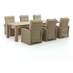 Intenso Mazzano/ROUGH-X 320 cm Lounge Gartenmöbel-Set 7-teilig verstellbar