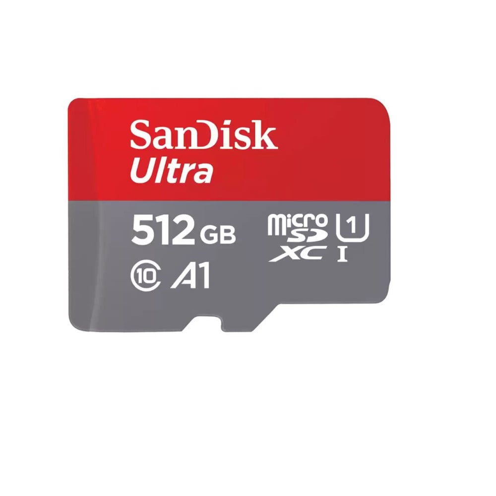 SanDisk microSDXC Ultra 512GB Class 10 Micro SD-kaart met SD-Adapter