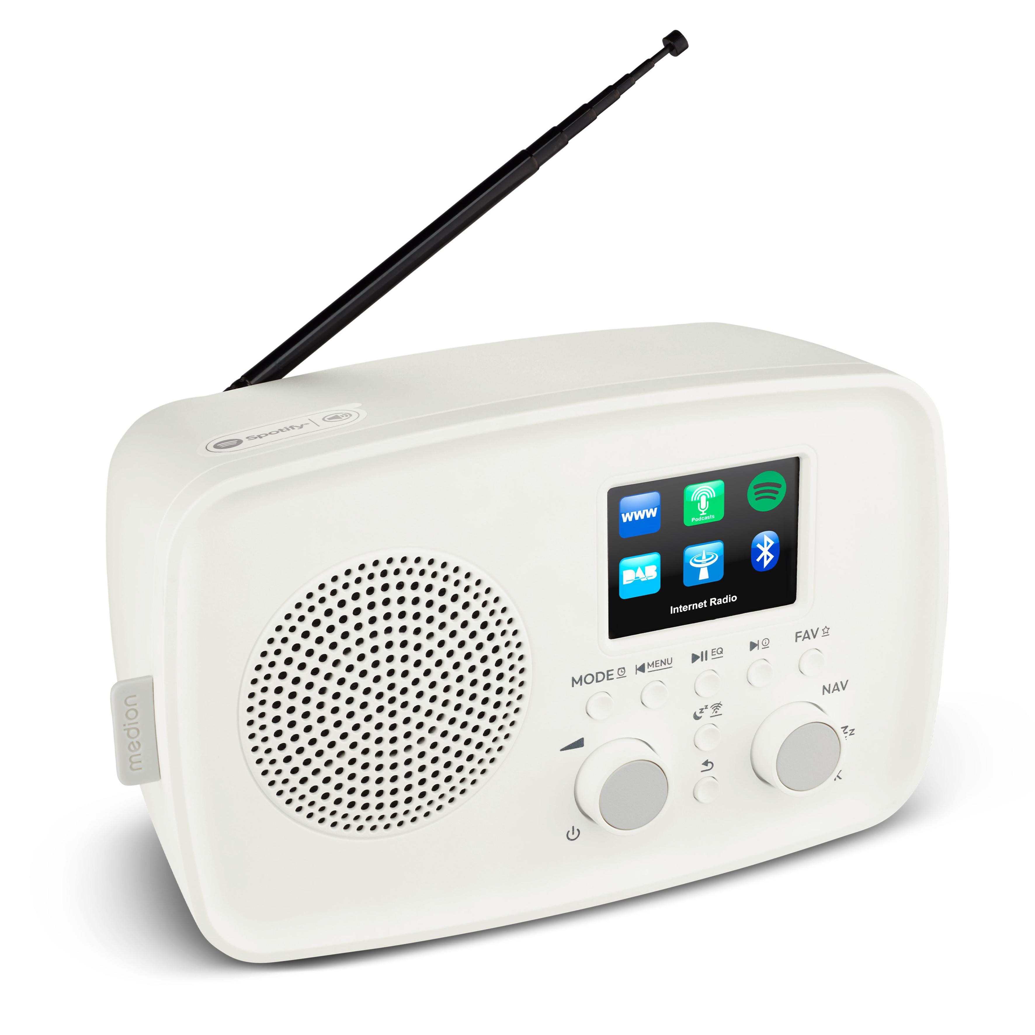 Medion LIFE Internetradio IRE-1 weiß 50078821