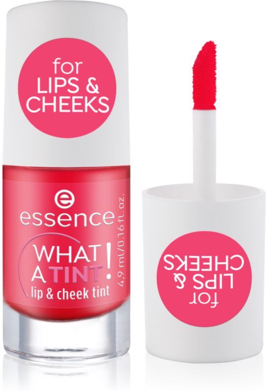 essence WHAT A TINT! liquid blusher and lip gloss shade 02 Coral Sunset 4.9 ml