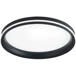 Isy - Fabas Luce Aluminium LED Deckenleuchte - Integrierte LED 42W IP20 Schwarz