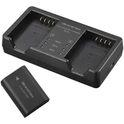 OM System SBCX-1 Akku und Ladegerät Set für BLX-1 Akku