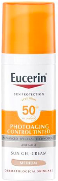 Eucerin Sun Photoaging Control Gel-Creme Tom Médio FPS50+ 50ml