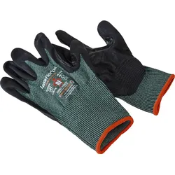 Schnittschutzhandschuhe grau grün/schwarz - 1666GROESSE8 - grün/schwarz