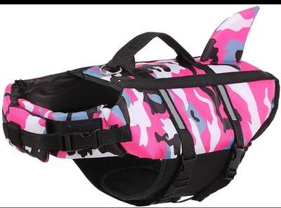 Uplift Picks Dog Life Jacket Swim Vest Adjustable Pet Swimming Safety Vest pink s