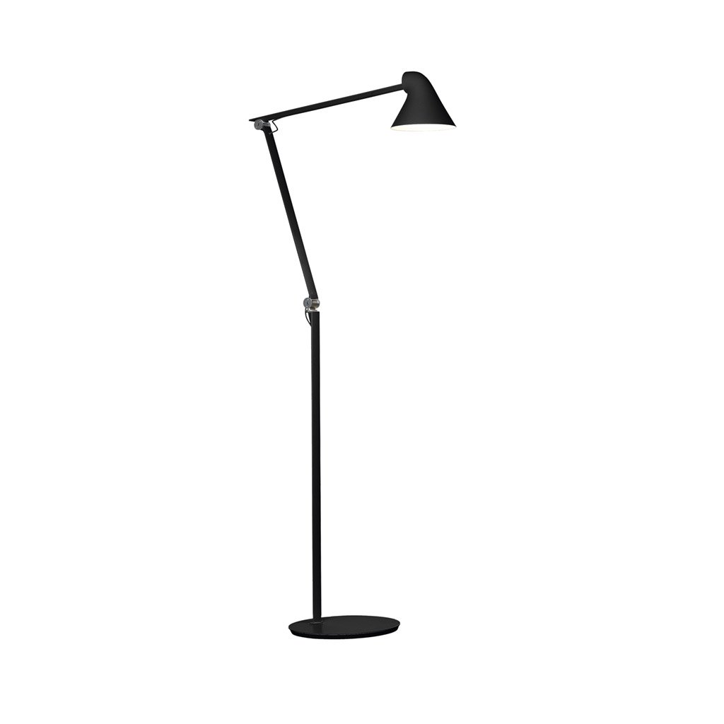 Louis Poulsen NJP Stehleuchte (schwarz, extra-warmweiß (2700K)) schwarz | extra-warmweiß (2700K) 5744165138