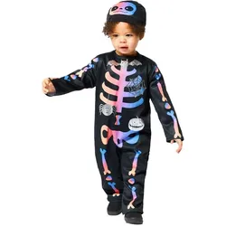 Amscan Rainbow Skeleton Kinderkostüm (104)