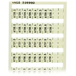 WAGO GmbH &amp; Co. KG WSB-Beschriftungskarte 209-980
