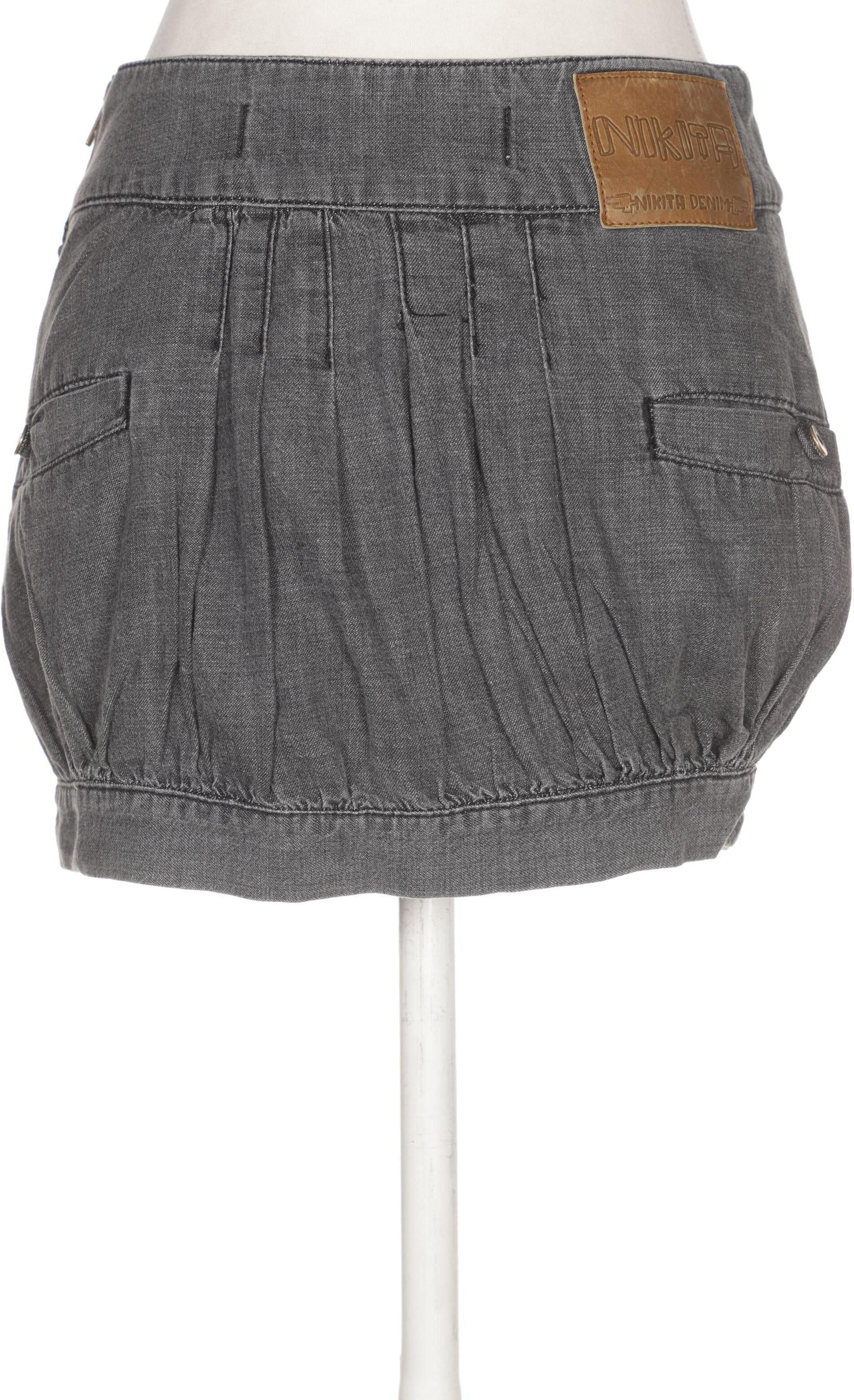 Nikita Damen Rock, Grau, Gr. W25, Baumwolle - Second Hand