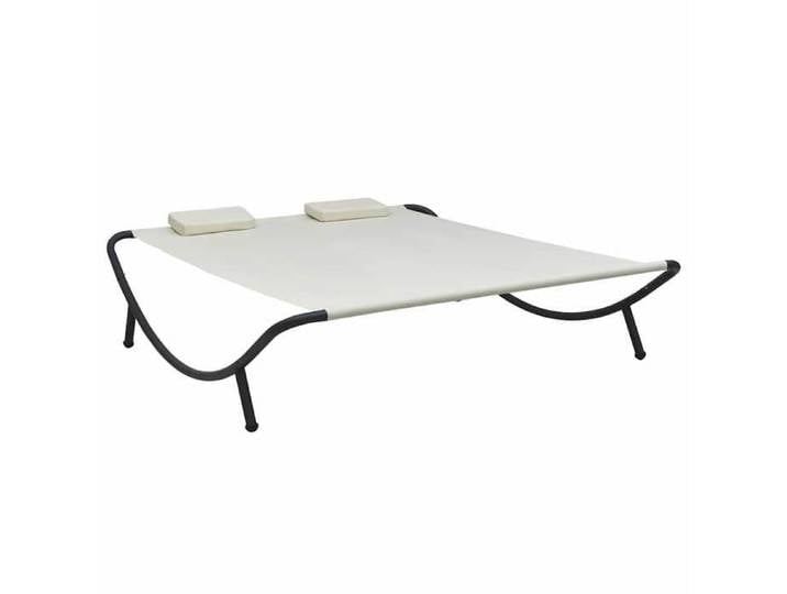 NEW Crème Transat COCO - CHIC - Chaise longue d'extérieur Tissu Crème - Siège d'extérieur &44715