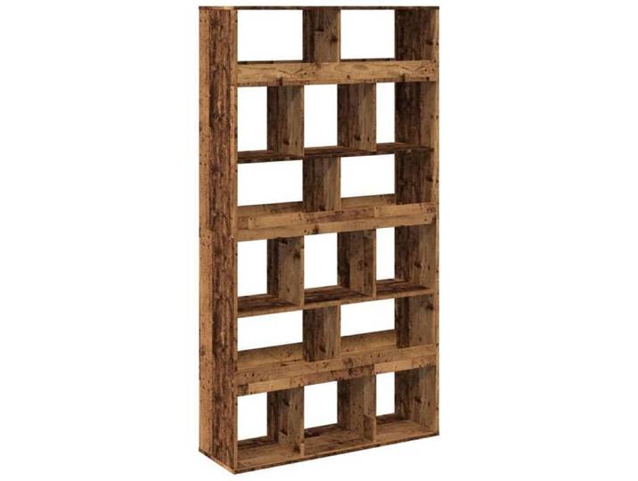SALE 2026 Bibliothèque - Colonne/Cloison de séparation pour livres - vieux bois - bois d'ingénierie 54.4 Kg 2159263