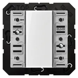 JUNG, Lichtschalter + Storenschalter, Wandsender-Eins KNX-Funk A AP 3Kan A5073RFTSM