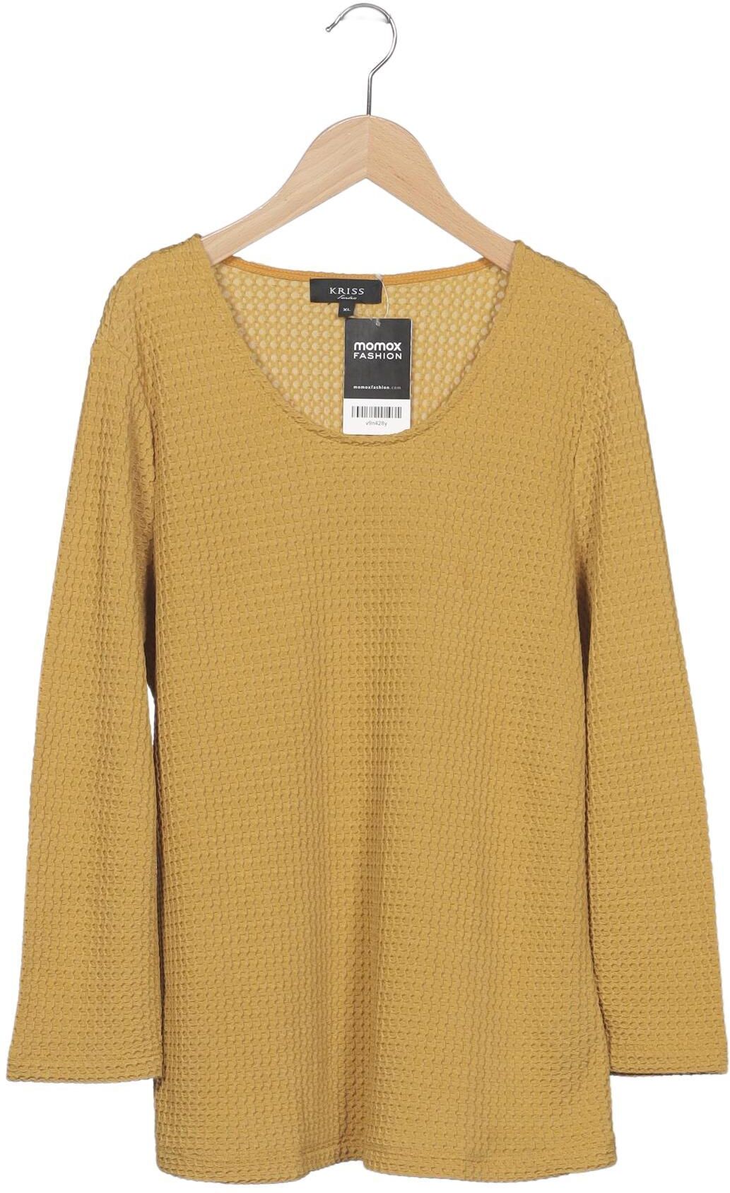 Kriss Trading Sweden Damen Sweater, Gelb, Gr. XL, Synthetik / Elasthan - Second Hand