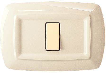 Tondo' PLACCA 1 MODULO AVORIO ELETTROCANALI