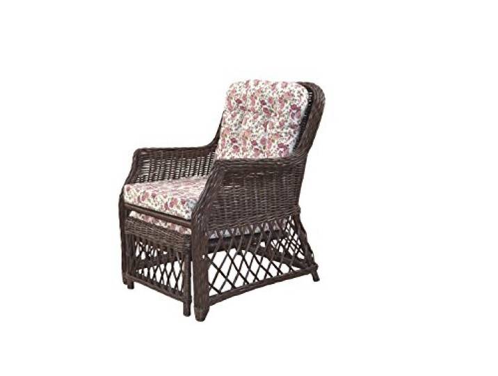 Rattansessel mit Kissen Donald