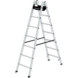PROREGAL Sprossen-Stehleiter 2x7 Sprossen