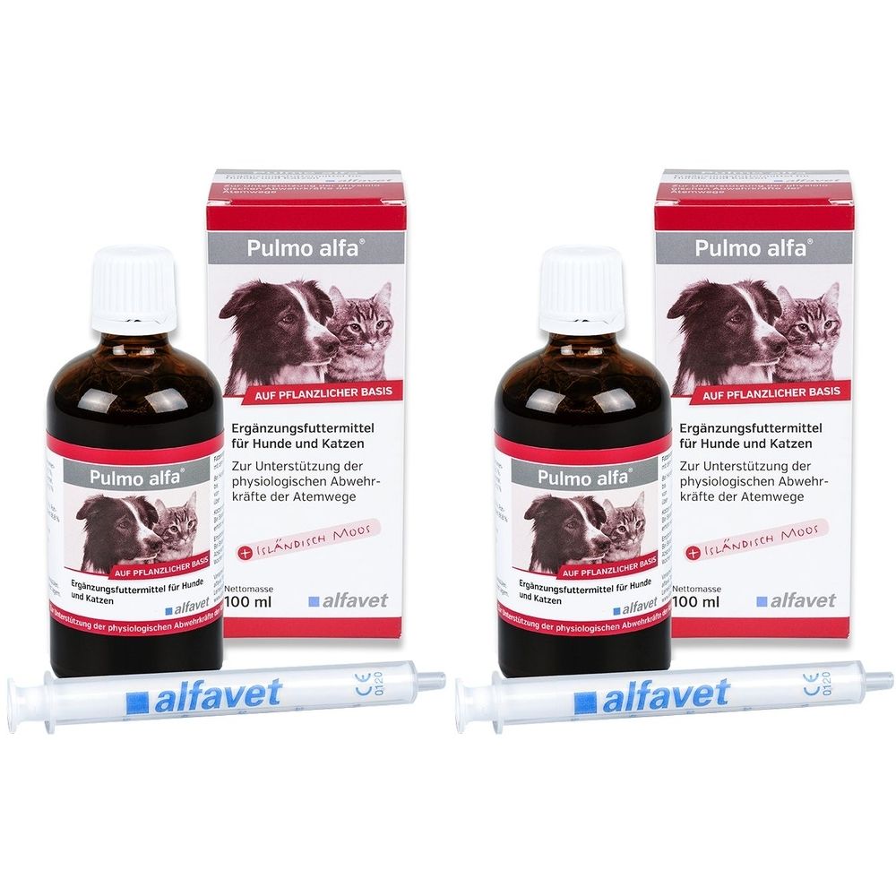 Pulmo Alfa VET x2 2x100 ml Flüssigkeit