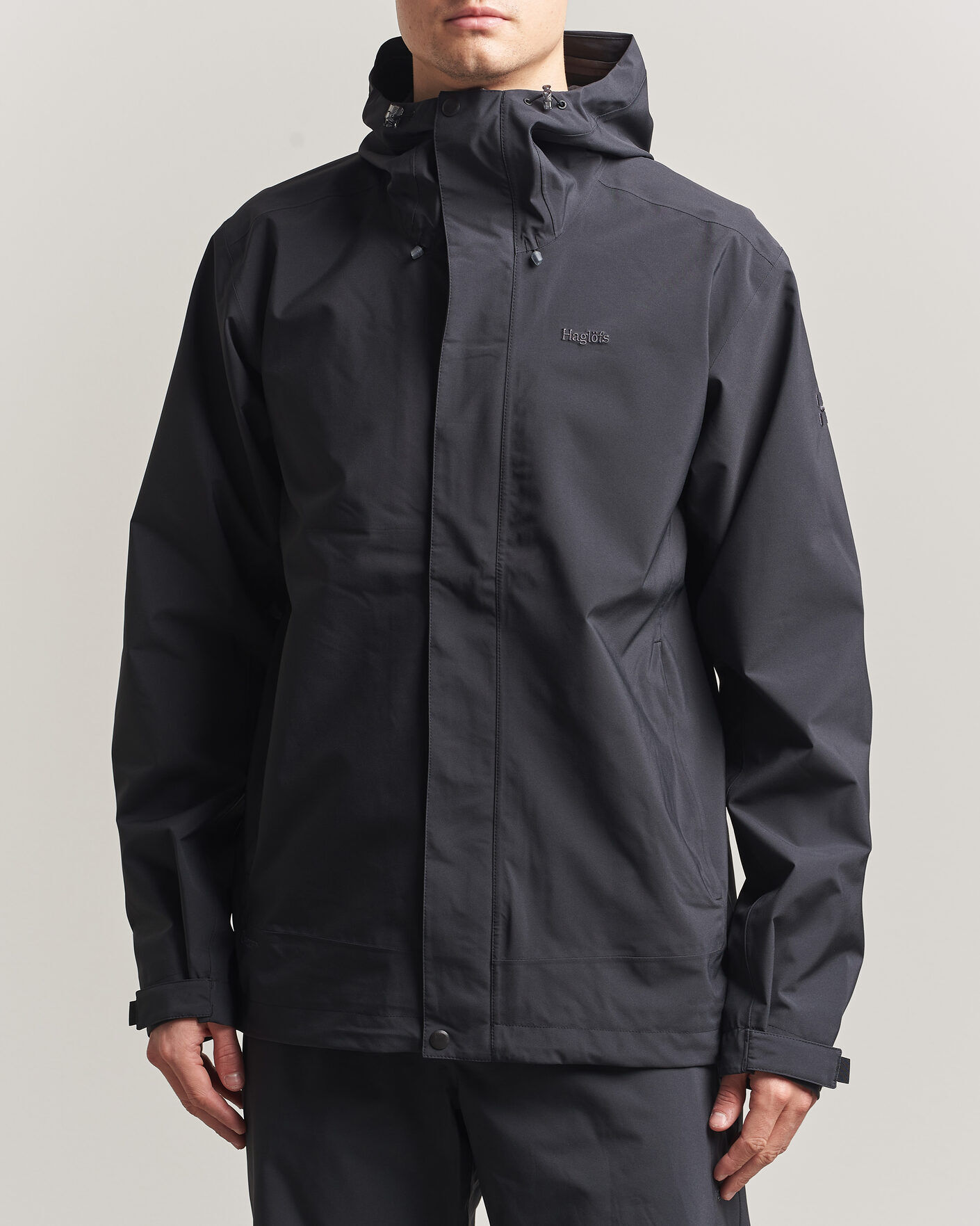 Haglöfs Breeze Proof Jacket True Black men L Sort