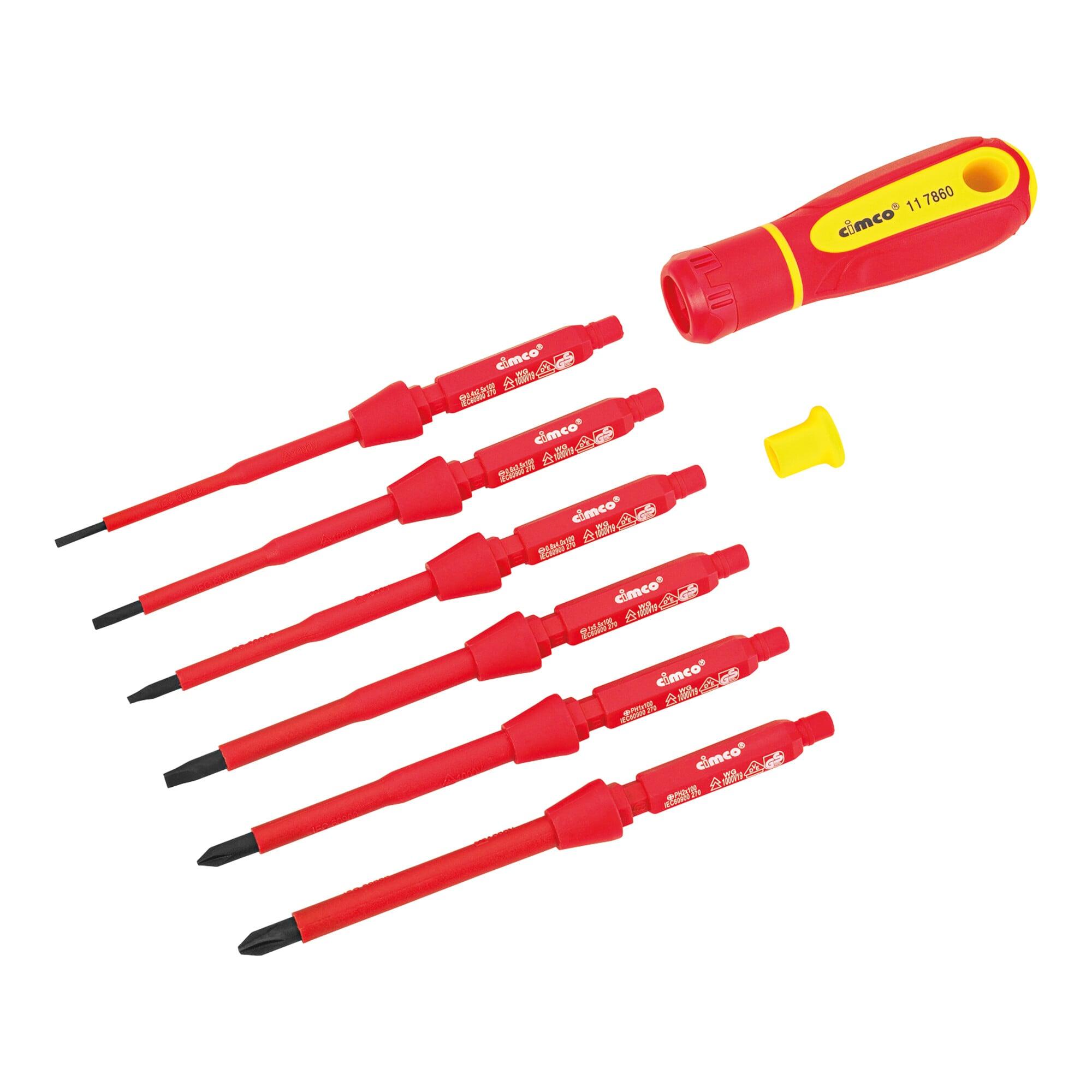 Cimco Schraub.Wechselklingen-Set VDE, 8-tlg. 117860)