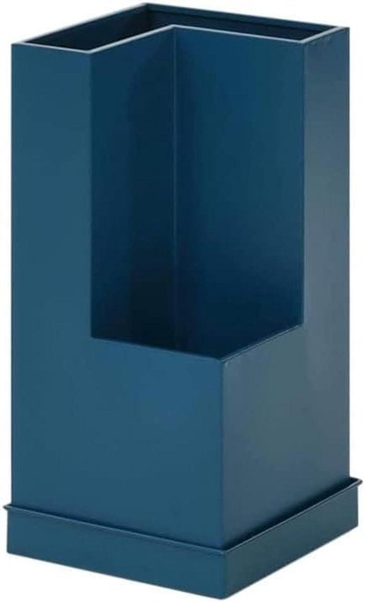 Paraplustandaard Beige - Metalen 2-laags Stokhouder - Hoogte: 55 cm