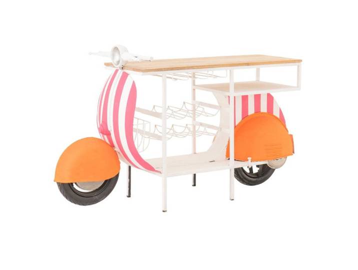 Meuble de Bar en Métal  Scoot  180cm Multicolore