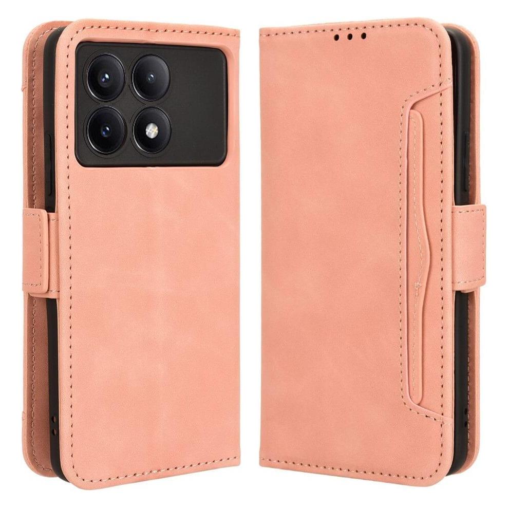 Cover-Discount Xiaomi Poco X6 Pro - Etui viele Kartenfächer rosa (Xiaomi Poco X6 Pro) (660173599E)
