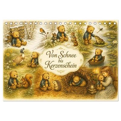 Von Schnee bis Kerzenschein (Tischkalender 2027 DIN A5 quer), CALVENDO Monatskalender