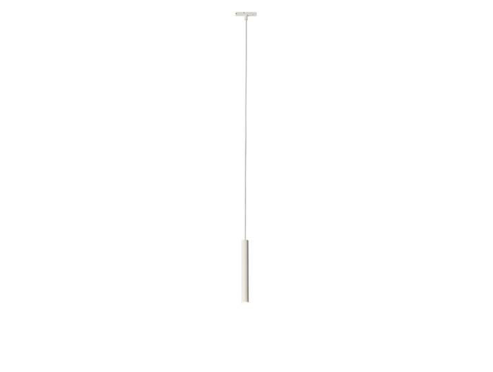 Suspension moderne blanche pour système sur rail monophasé -