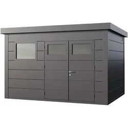 Telluria Metallgerätehaus Classico 3930+ granitgrau / anthrazit
