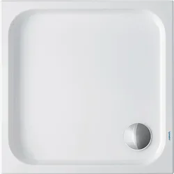 Duravit D-Code Duschwanne, 800x800mm, Quadratisch, Einbauversion, 720101000000001, Farbe: weiß mit Antislip