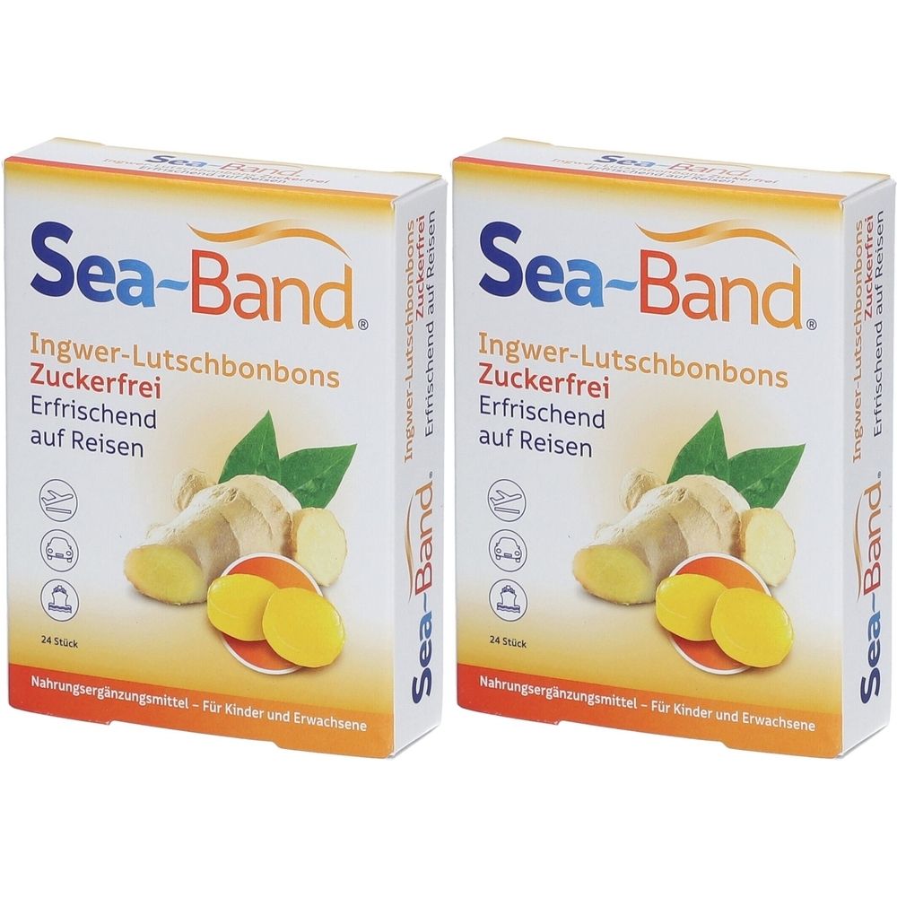 SEA Band Ingwer Lutsch ZF x2 2x24 St Bonbons