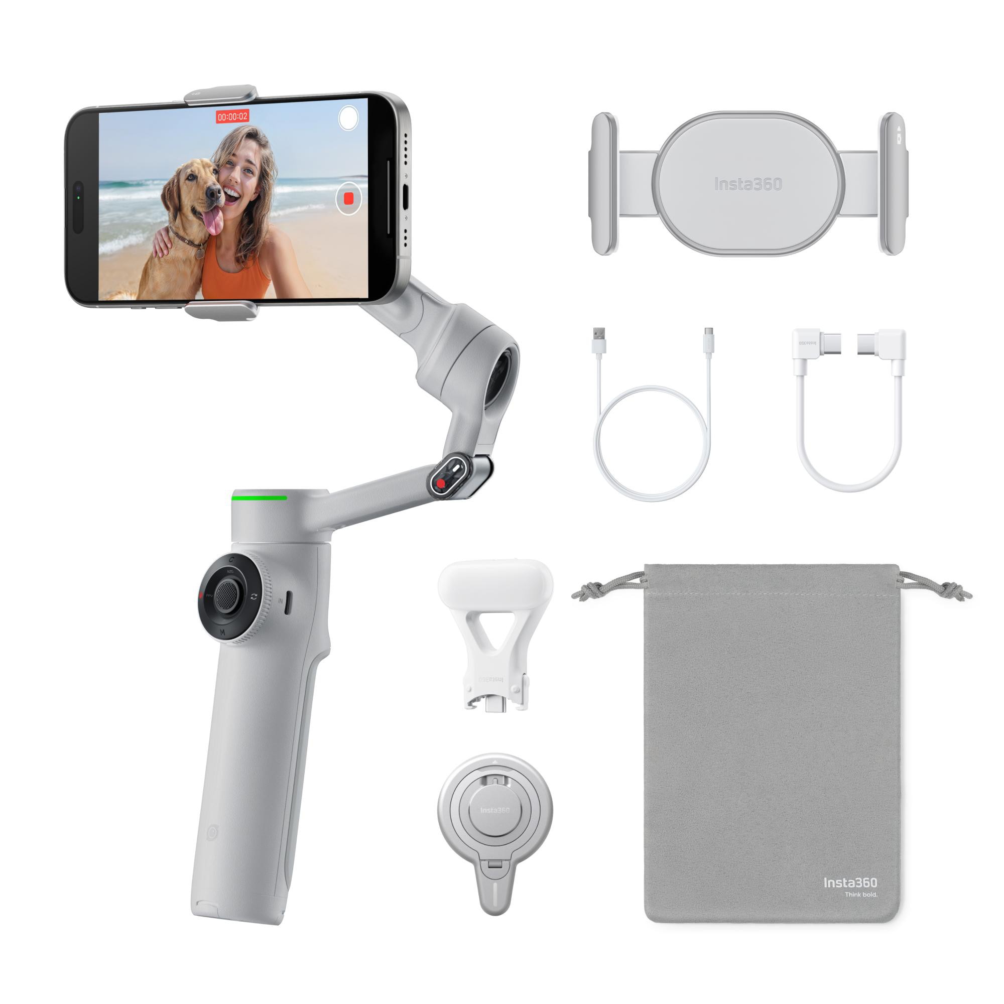 Insta360 Flow 2 Pro Creator Bundle Stone Gray