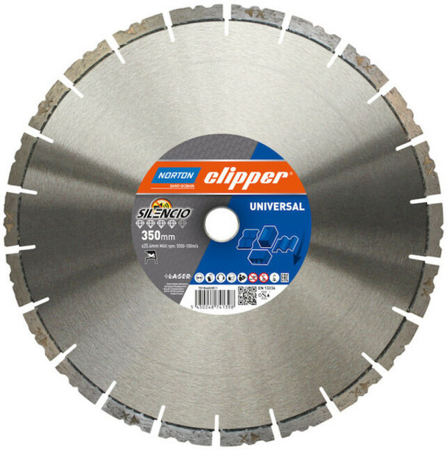 CLIPPER Disque diamanté Pro Uni Silencio 350 mm ; Saint-Gobain (70184602811)