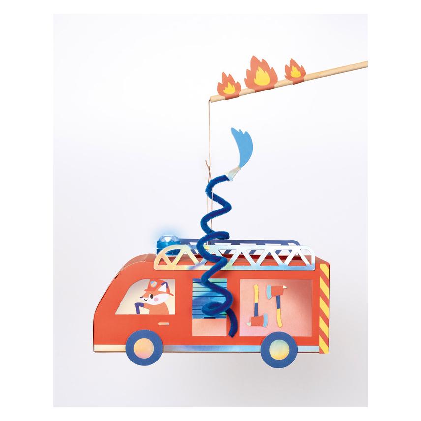 Folia DIY Laterne FIRE ENGINE (95306)