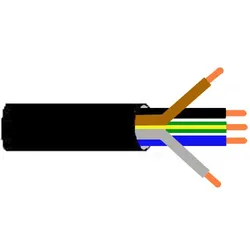 Erdkabel NYY-J5x2,5 - Meterware