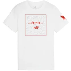 PUMA ÖFB Österreich Ftblicons T-Shirt Kinder 09 - PUMA white 164