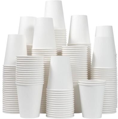 The Handy Homestead White Disposable Coffee Cups For Hot And Cold Drinks purple