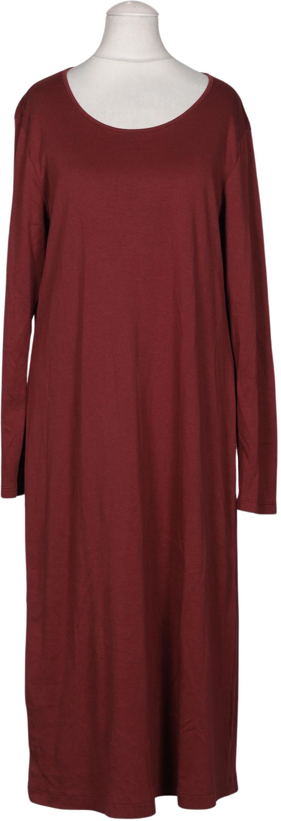 Lands End Damen Kleid, Bordeaux, Gr. S, Baumwolle - Second Hand