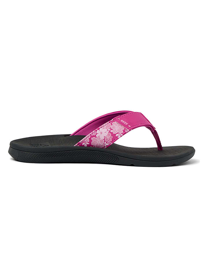 Reef Zehentrenner "Santa Ana" in Pink/ Schwarz - 37,5
