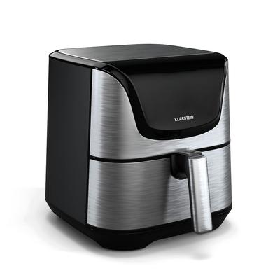 Klarstein AeroVital Deluxe Heißluftfritteuse | 1700 W | 8 Funktionen | inkl. Zubehör | 200°C | Timer Edelstahl