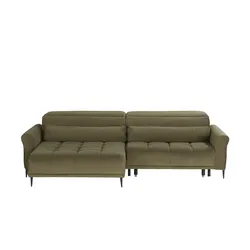 Ecksofa mit elektrischer Sitztiefenverstellung Logan , grün , Maße (cm): B: 277 H: 80 T: 179.0