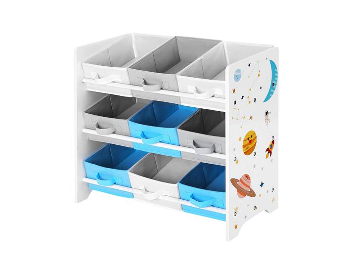 Spielzeugregal Kinderzimmer LILO weiss