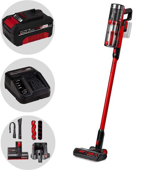 Einhell TE-SV 18/270 Li - Aspirateur balai sans fil - 18 V 4 Ah