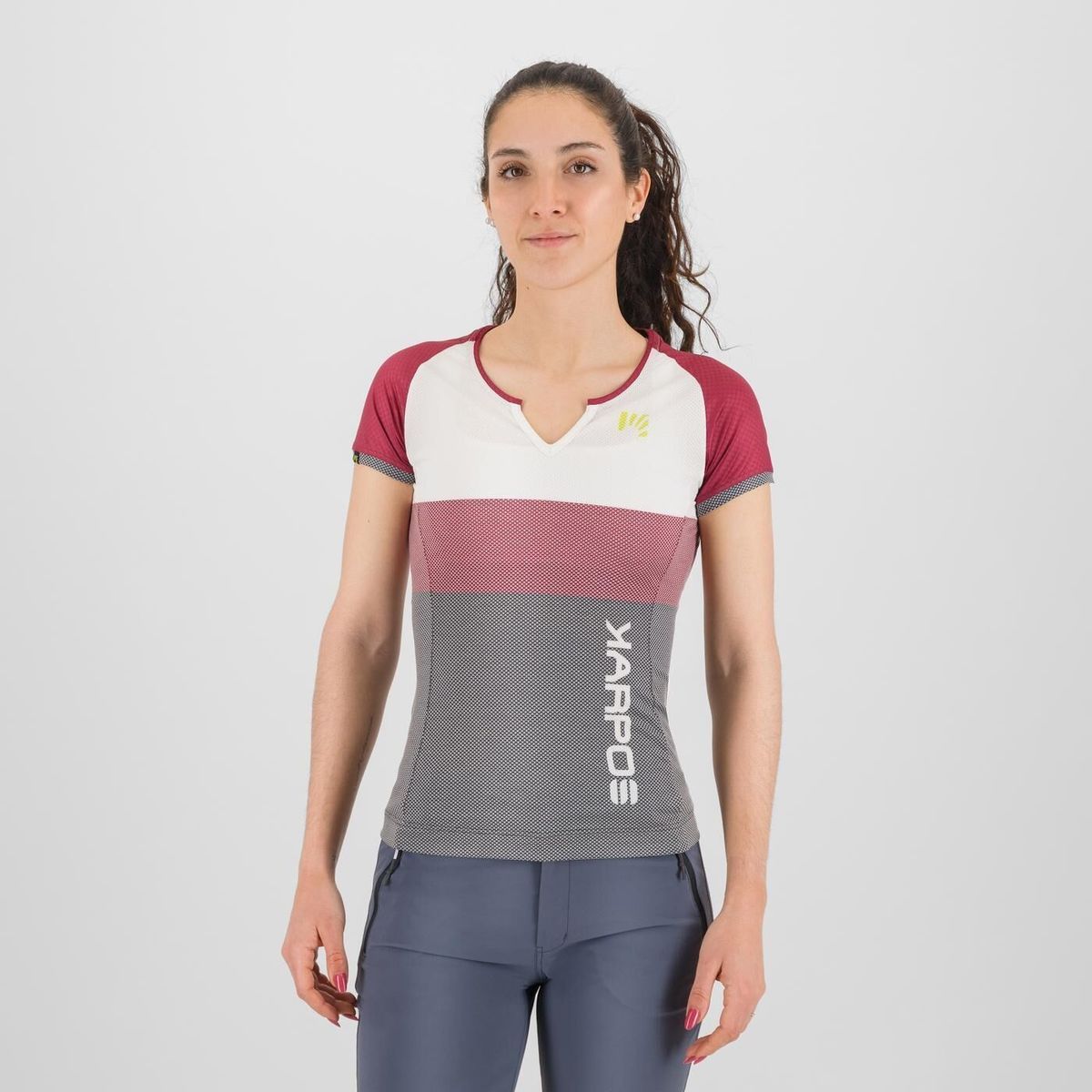 Karpos Moved EVO W Jersey vulcan/beet red (021) XS 2500962-021-XS
