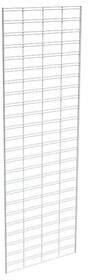 Econoco Metal Slat Grid for Any Retail Display or Home Storage, 2' Width x 6' Height, 3 Grids Per Carton (WHITE)